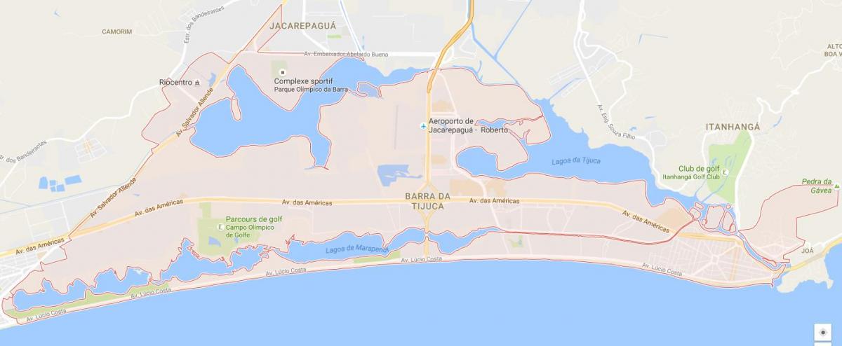 Karte von Barra da Tijuca