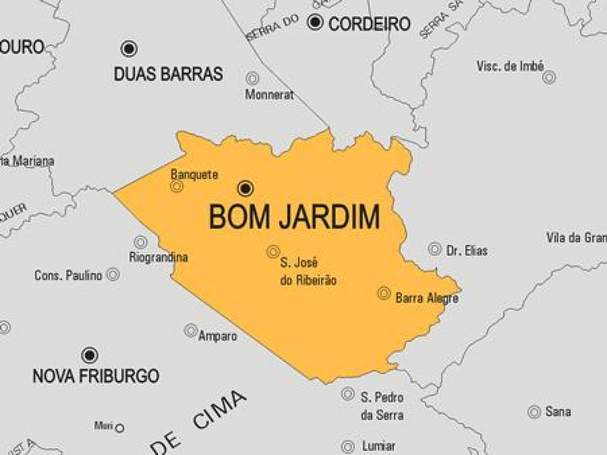 Karte von Bom Jardim Gemeinde