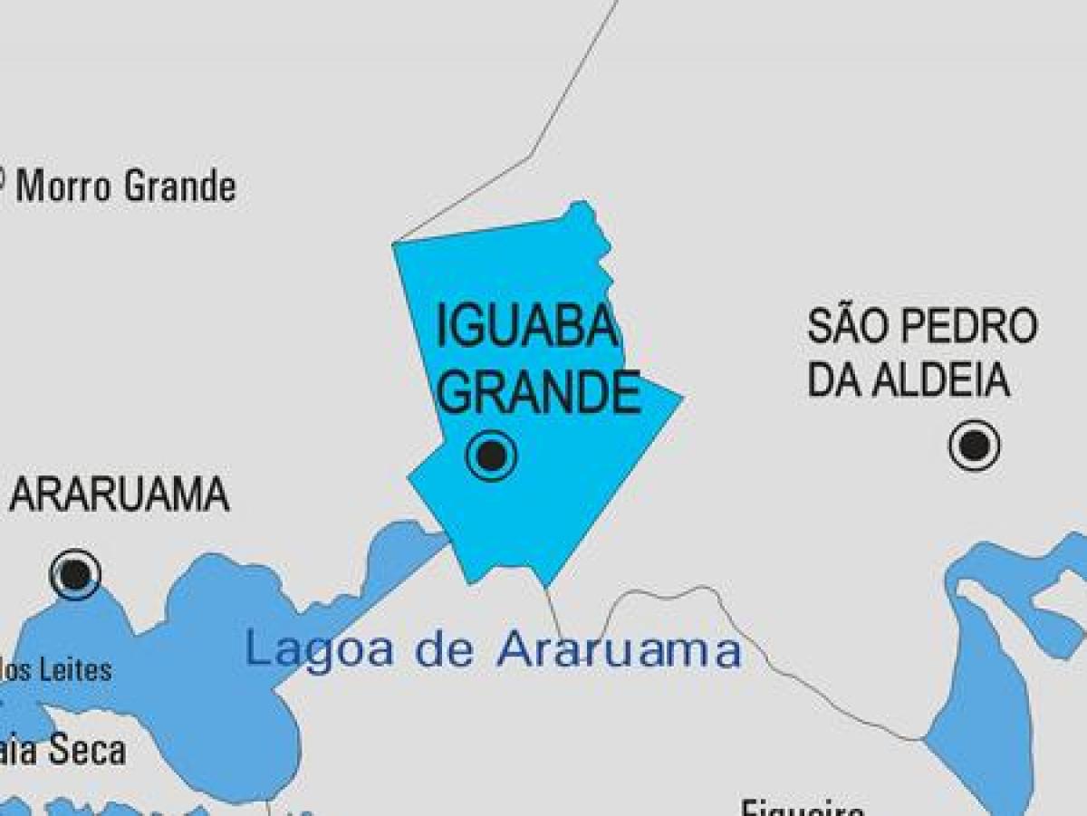Karte von Iguaba Grande Gemeinde