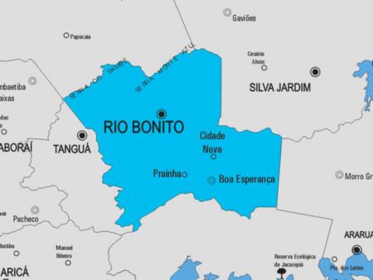 Karte von Rio das Flores Gemeinde