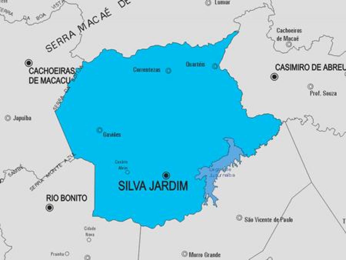 Karte von Silva Jardim Gemeinde
