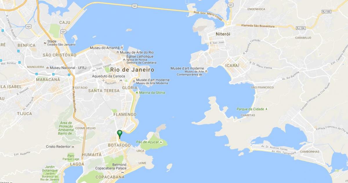 Karte von Strand Botafogo