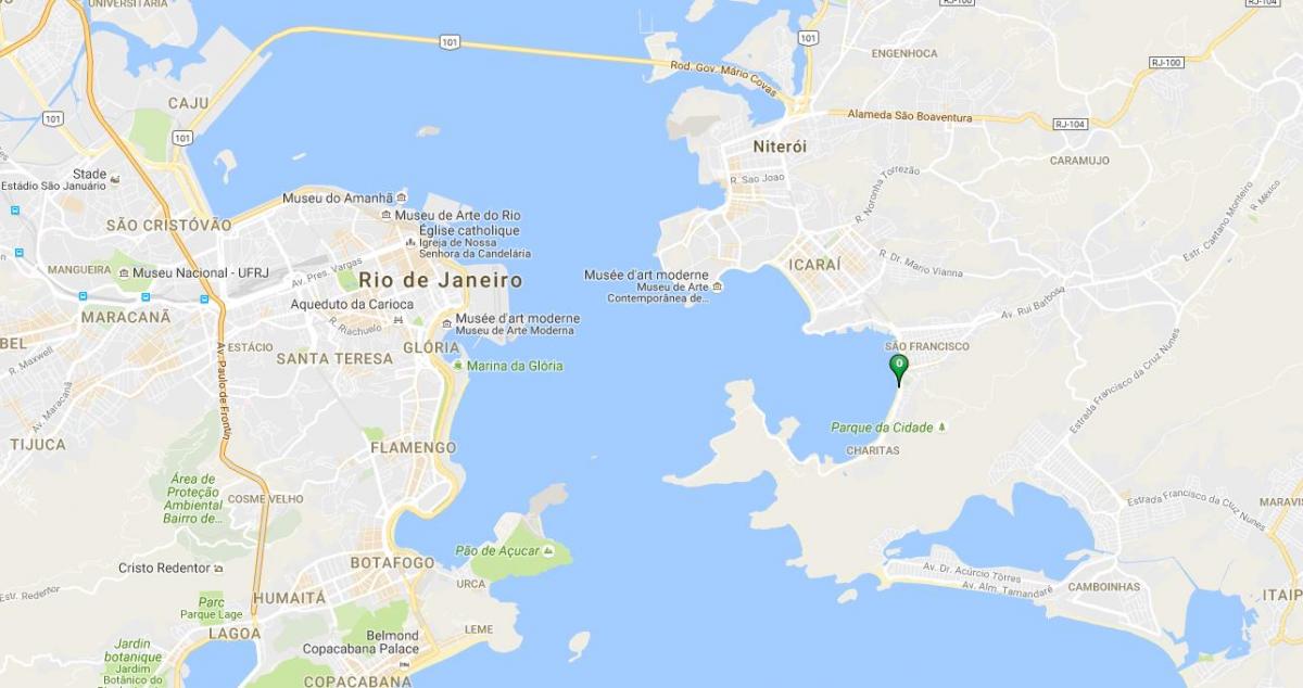 Karte von Strand Charitas