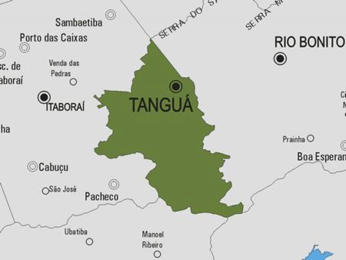 Karte der Gemeinde Tanguá