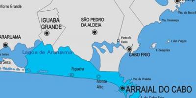 Karte von Arraial do Cabo Gemeinde