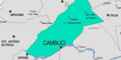 Karte von Cambuci Gemeinde