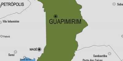 Karte der Gemeinde Guapimirim