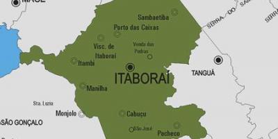 Karte von Itaboraí Gemeinde