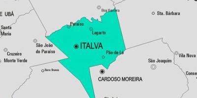 Karte von Italva Gemeinde
