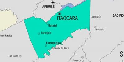 Karte von Itaocara Gemeinde