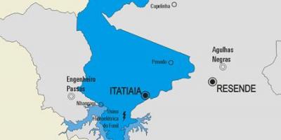Karte von Itatiaia Gemeinde