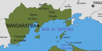 Karte der Gemeinde Mangaratiba