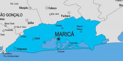 Karte der Gemeinde Maricá