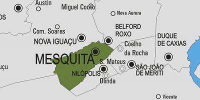 Karte von Mesquita Gemeinde