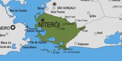 Karte von Niterói Gemeinde