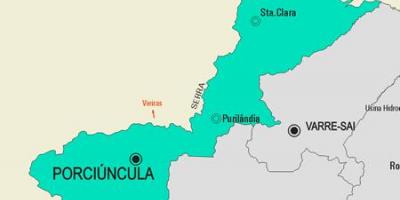 Karte von Porciúncula Gemeinde