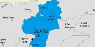 Karte von Quatis Gemeinde