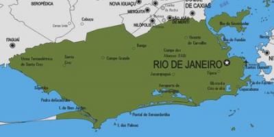Karte von Rio Bonito Gemeinde