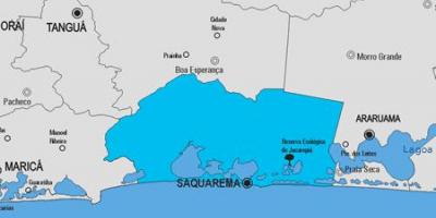 Karte von Saquarema Gemeinde