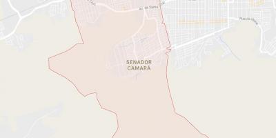 Karte von Senador Camará