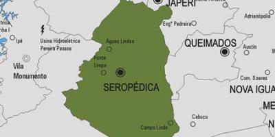 Karte von Seropédica Gemeinde