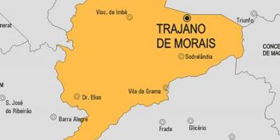 Karte von Trajano de Morais Gemeinde
