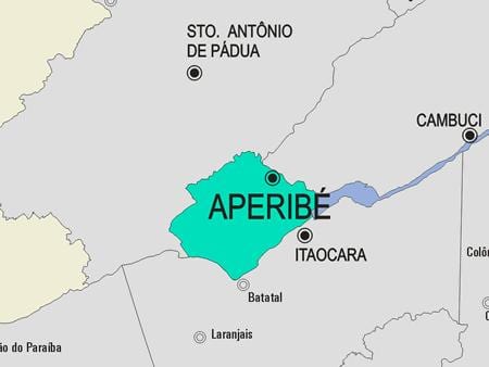 Karte von Aperibé Gemeinde