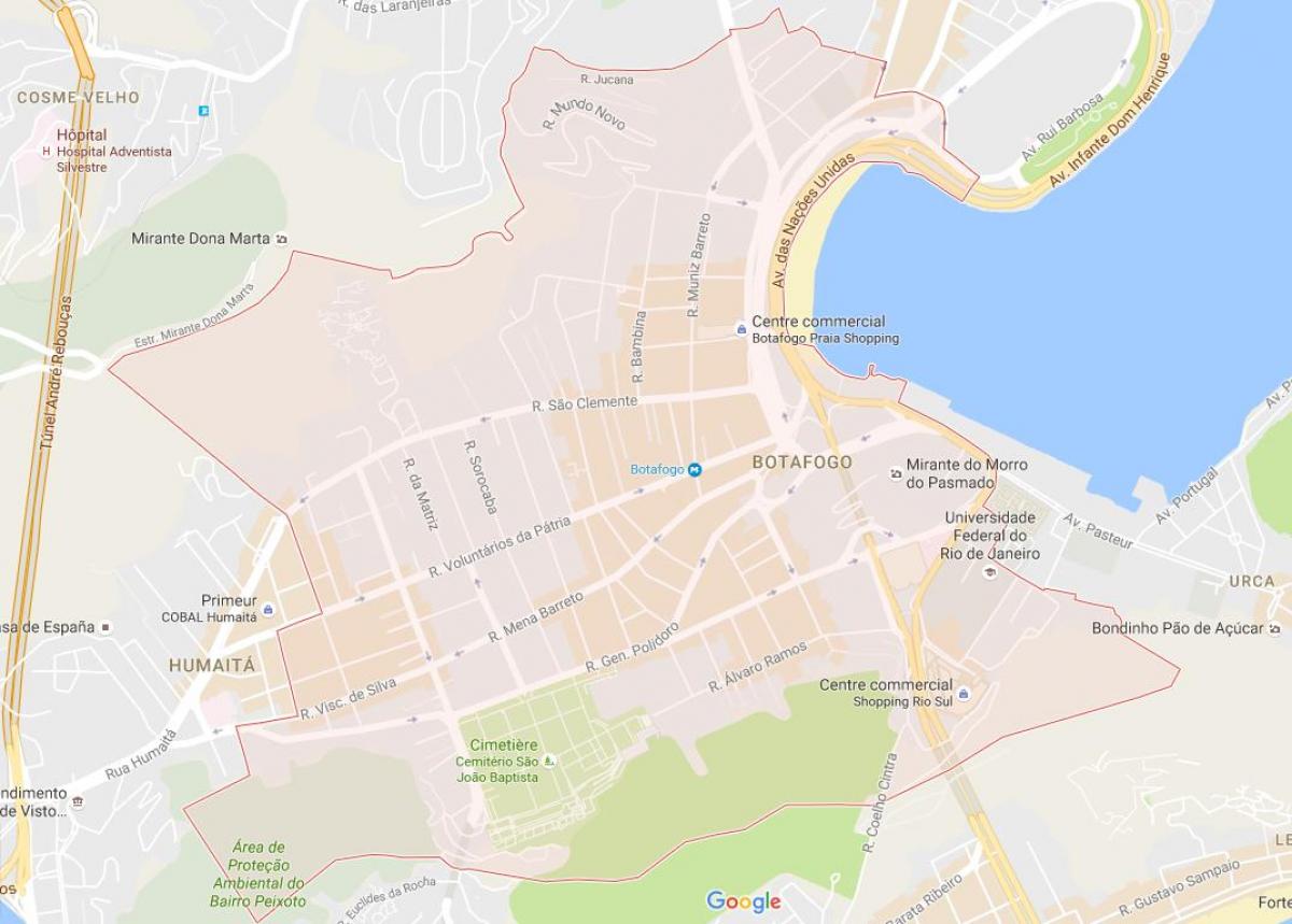 Karte von Botafogo