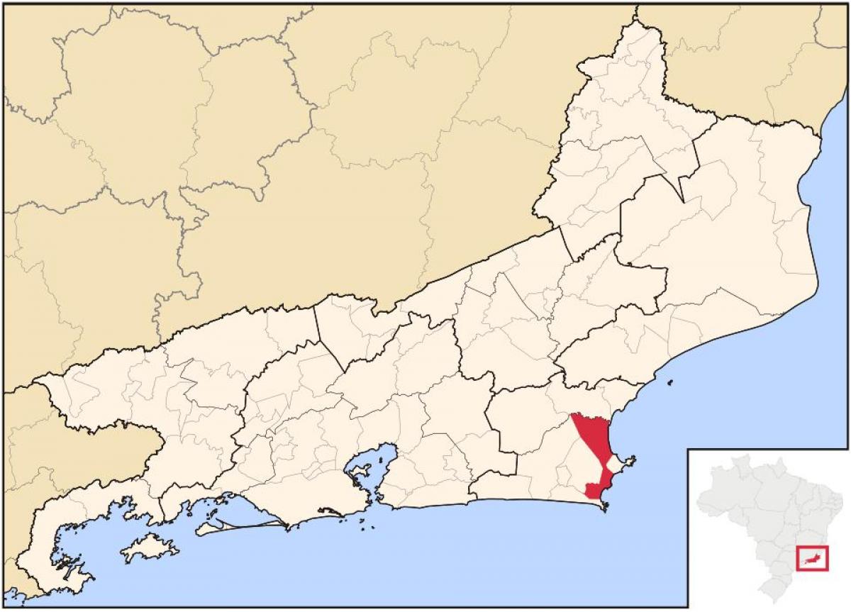 Karte von Cabo Frio