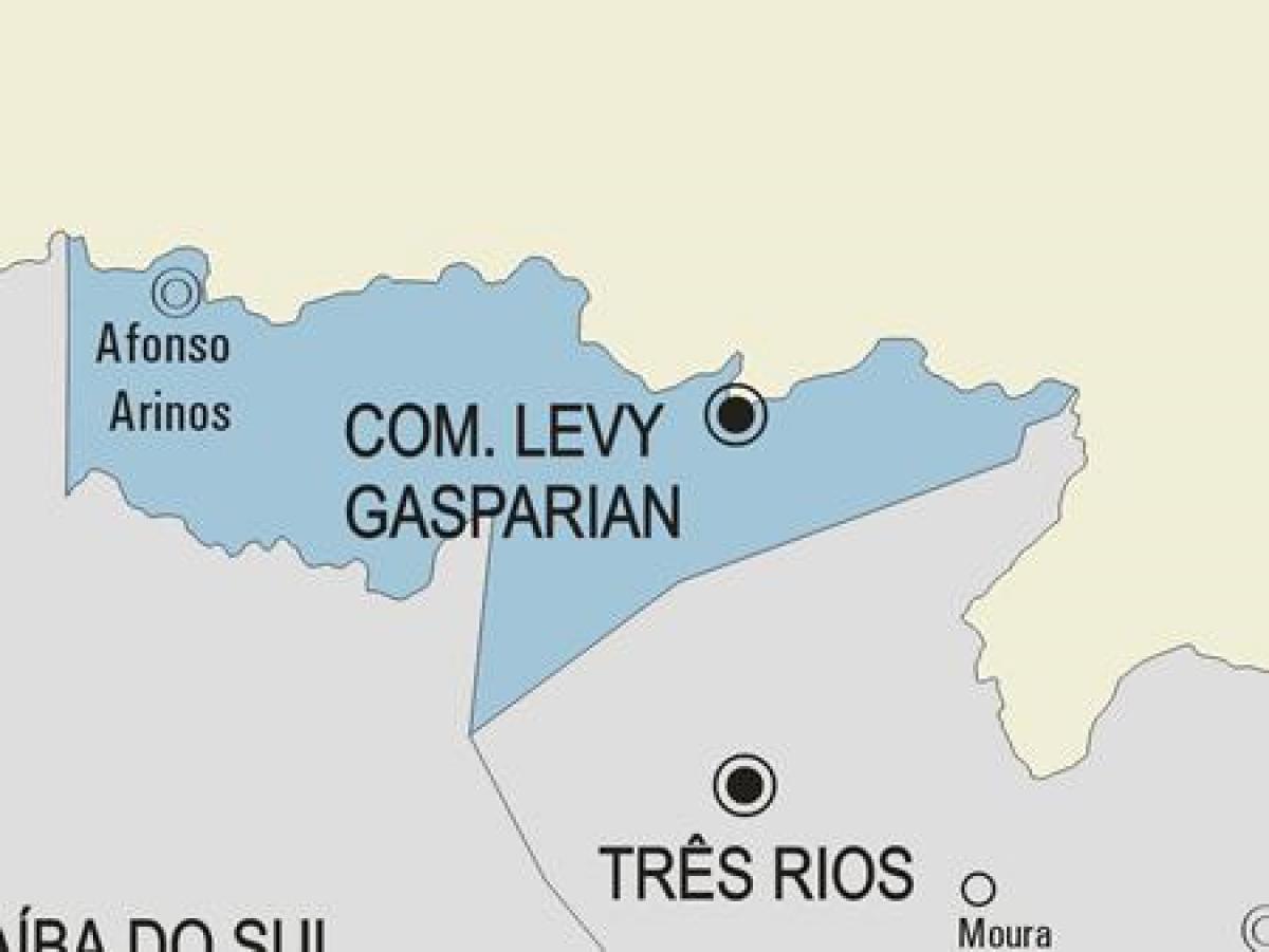 Karte von Casimiro de Abreu Gemeinde