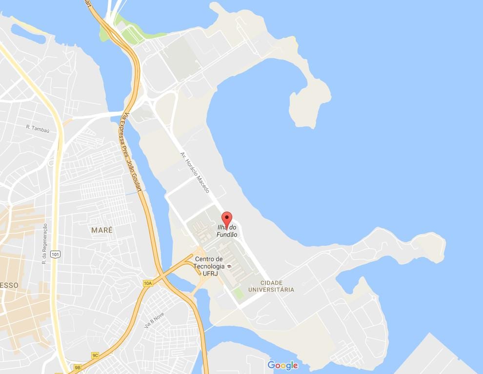 Karte von Fundão