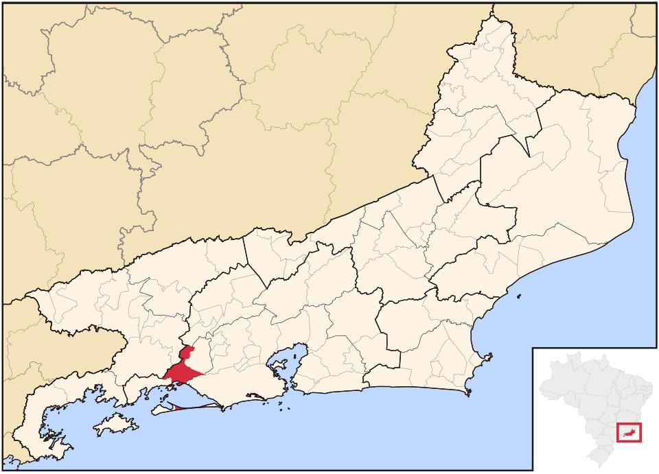 Karte von Itaguaí