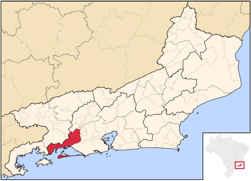 Karte von Itaguaí
