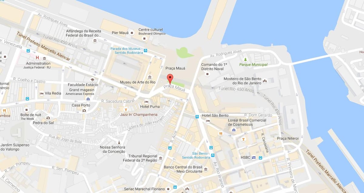 Karte von Praça Mauá