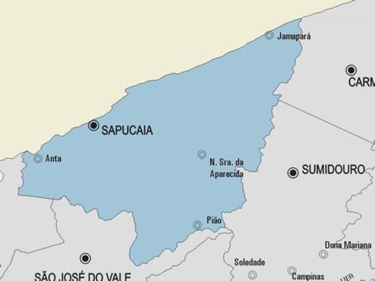 Karte der Gemeinde Sapucaia
