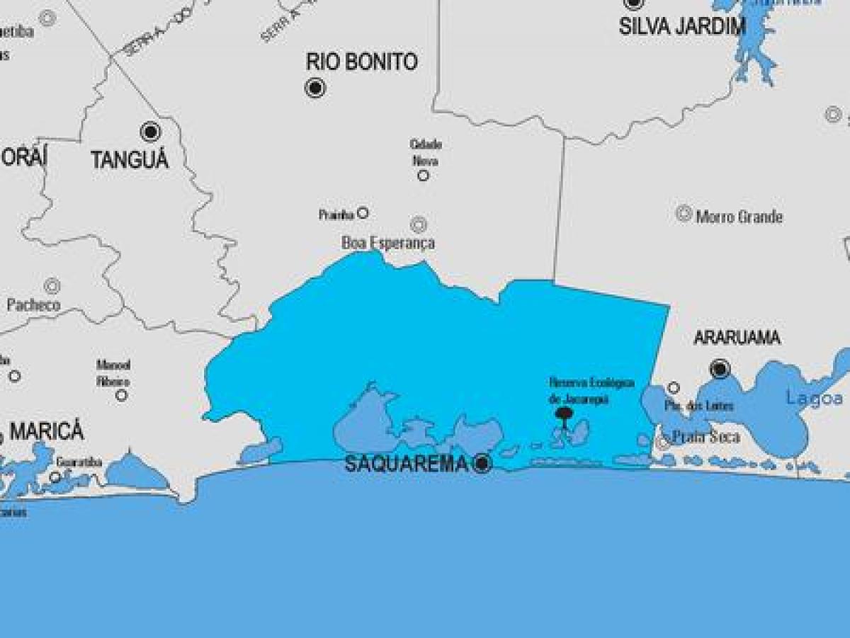 Karte von Saquarema Gemeinde