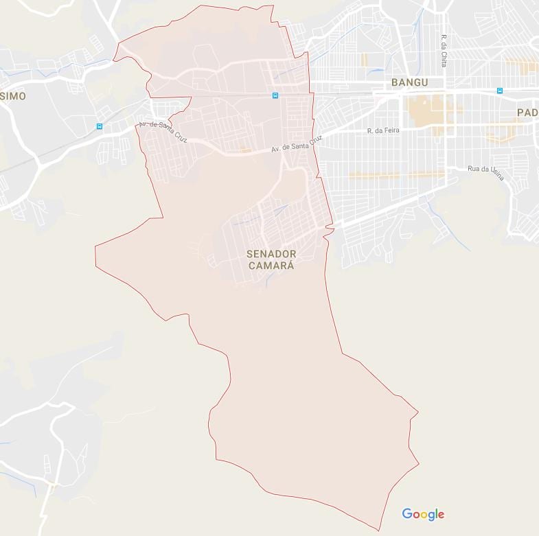 Karte von Senador Camará
