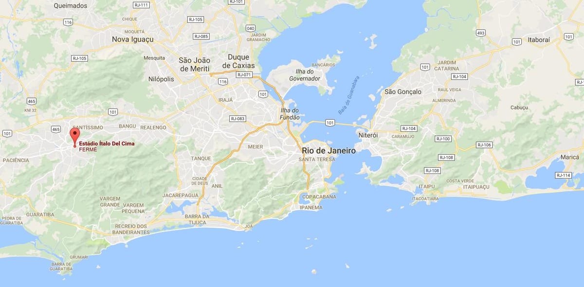Karte von Stadion Ítalo del Cima
