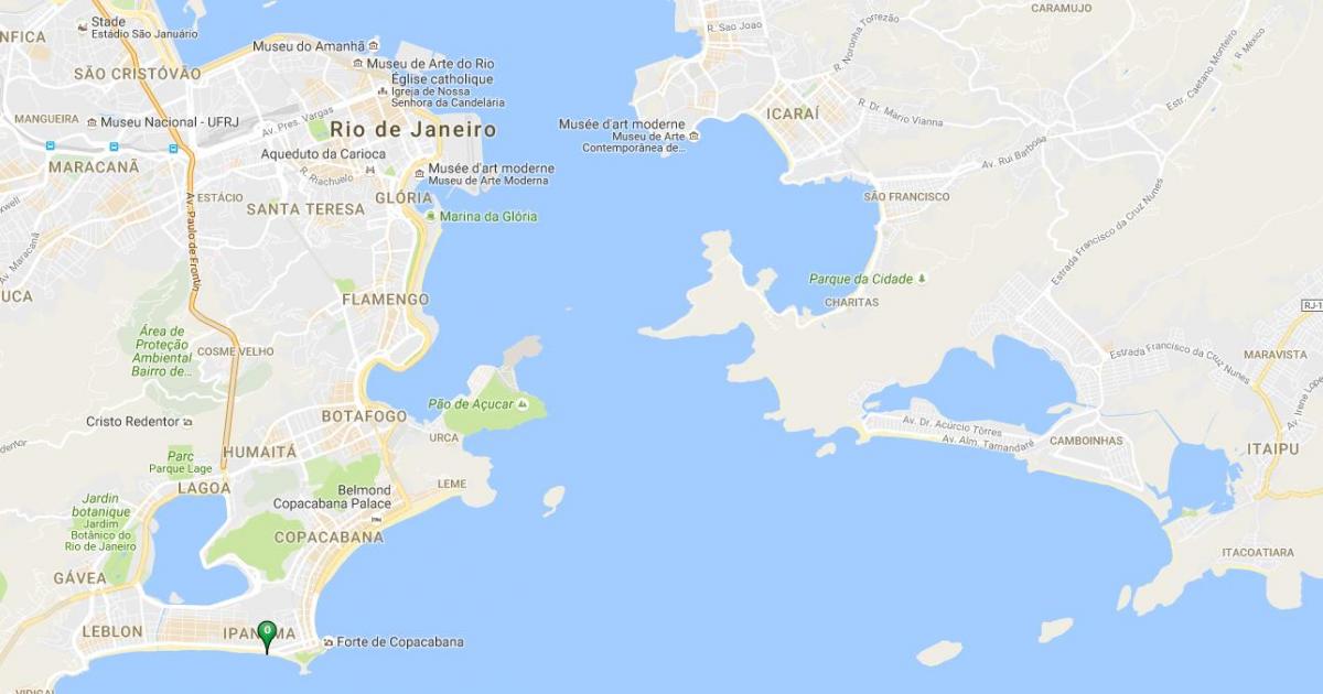 Karte von Strand Ipanema