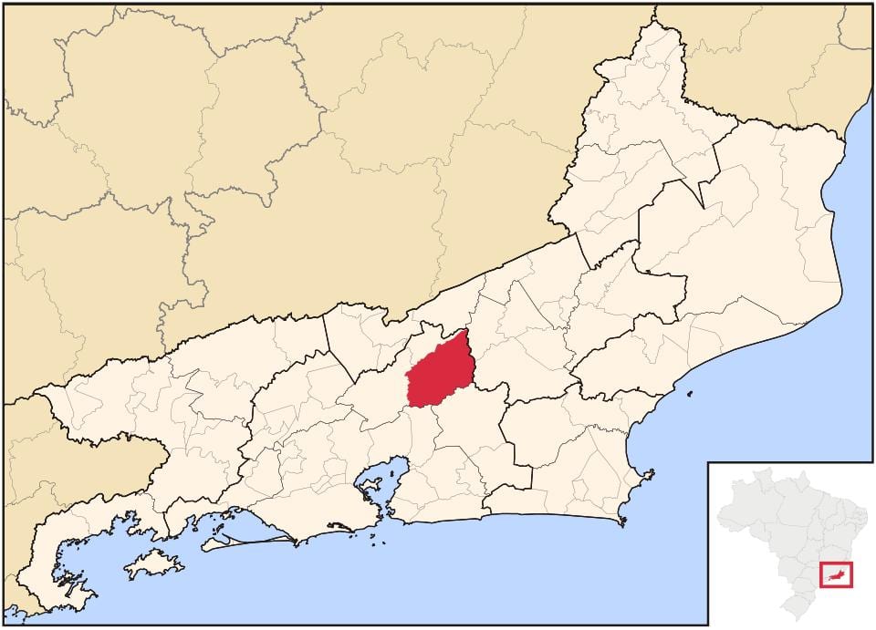 Karte von Teresópolis