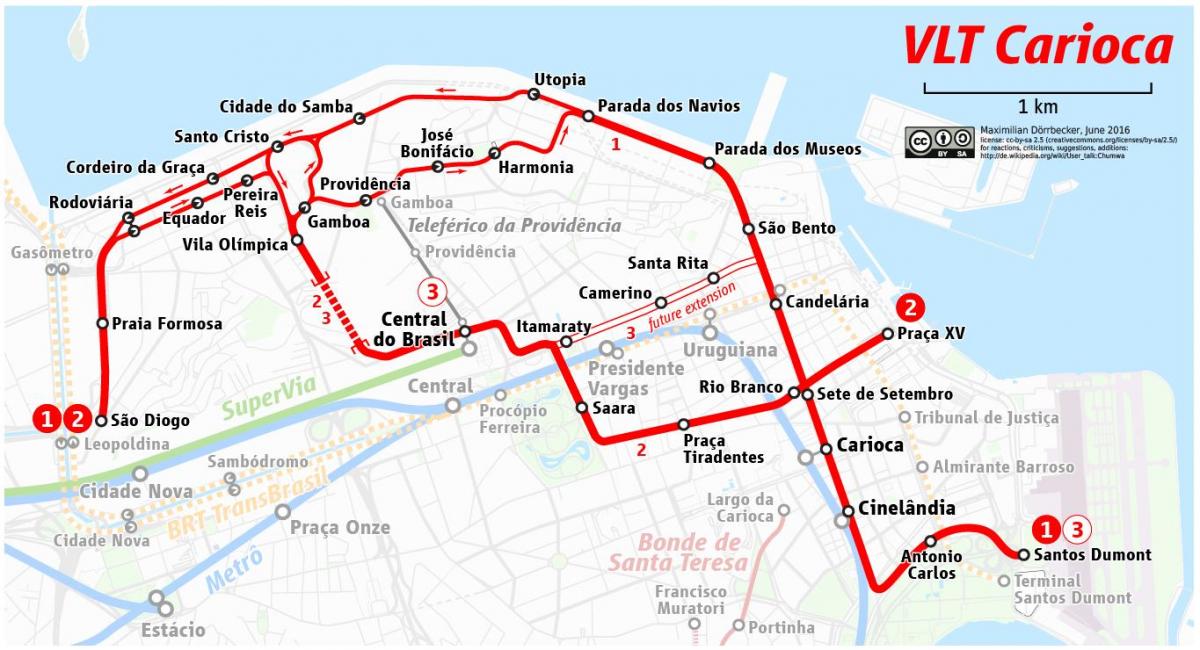 Karte von VLT Rio de Janeiro