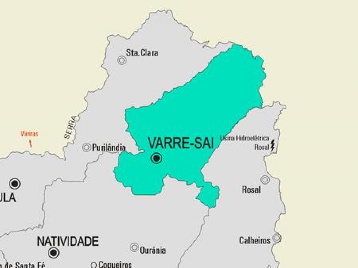 Karte von Volta Redonda Gemeinde
