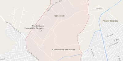 Karte von Gericinó
