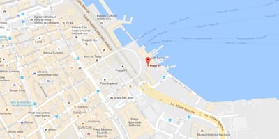 Karte von Praça Quinze