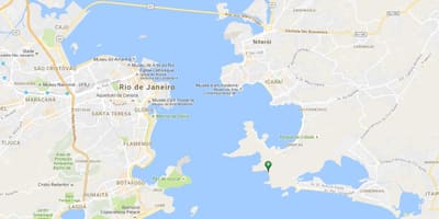 Karte von Strand Forte Imbuí