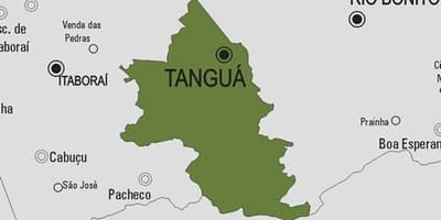 Karte der Gemeinde Tanguá